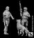 画像1: BLACK DOG[F35134]1/35現用米 女性兵士&兵士&イヌ(2体+1匹セット) (1)
