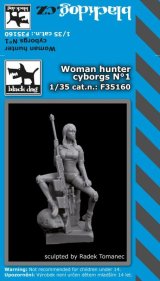BLACK DOG[F35160]1/35 女性サイボーグ傭兵#1
