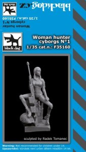 画像1: BLACK DOG[F35160]1/35 女性サイボーグ傭兵#1 (1)