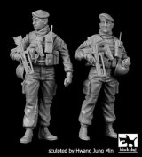 BLACK DOG[F35175]1/35 フランスパトロール パリ 2016年 セット: (HAUF3