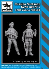 BLACK DOG[F35190]1/35 ロシア スペツナズ シリア紛争 2体セット #1