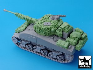 画像1: BLACK DOG[T35028]1/35WWII英 シャーマンファイアフライ　麻布テープのカモフラージュネット (1)