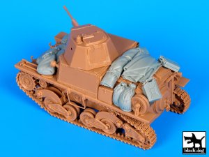 画像1: BLACK DOG[T35114]1/35WWII伊 L6軽戦車 アクセサリーセット (1)