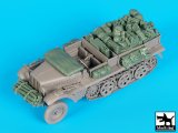 BLACK DOG[T35155]1/35 WWII独 Sd.Kfz.10 1トンハーフ 車載品セット(DML用)