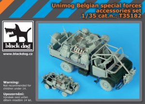 画像1: BLACK DOG[T35182]1/35 ウニモグ ベルギー特殊部隊 積荷セット (1)