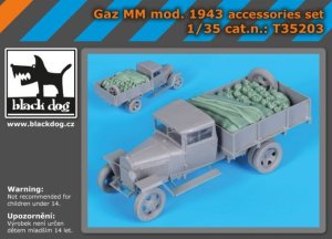 画像1: BLACK DOG[T35203]1/35 GAZ MM mod.1943 トラック積荷セット (1)