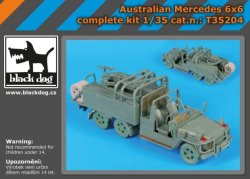 画像1: BLACK DOG[T35204]1/35 現用豪 メルセデス6x6(レジンフルキット)