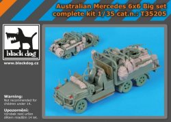 画像1: BLACK DOG[T35205]1/35 現用豪 メルセデス6x6(レジンフルキット)(バリュー)