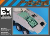 BLACK DOG[T35209]1/35 LAV25 エンジンセット