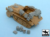 BLACK DOG[T48022]1/48 WWII独 Sd.Kfz.250 車載品セット(タミヤ32550用)