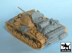 画像2: BLACK DOG[T48024]1/48 WWII独 III号戦車L型 車載品セット(タミヤ32524用)