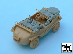 画像3: BLACK DOG[T48031]1/48 WWII独 シュビムワーゲン 車載品セット(タミヤ32506用)