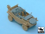 BLACK DOG[T48031]1/48 WWII独 シュビムワーゲン 車載品セット(タミヤ32506用)