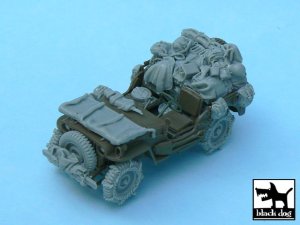 画像1: BLACK DOG[T48032]1/48 WWII米 ジープ 車載品セット(タミヤ32552用) (1)