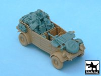 BLACK DOG[T48033]1/48 WWII独 キューベルワーゲン 車載品セット(タミヤ32503用)