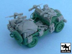 画像3: BLACK DOG[T48054]1/48 WWII英 SASジープ ヨーロッパ1944 改造セット(タミヤ32552用)