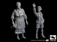 BLACK DOG[T48059]1/48 老婆と孫 フィギュアセット(2体セット)