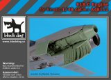 BLACK DOG[A48112]1/48 F-18C用エンジン (左側) (キネティック用)