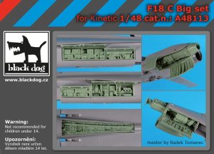 画像1: BLACK DOG[A48113]1/48 F-18C用「ビッグセット」  (HAUA48109〜A48112) (キネティック用) (1)