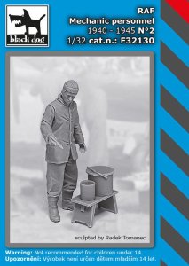 画像1: BLACK DOG[F32130]1/32 イギリス空軍 整備兵 1940〜45年 No.2 (1)