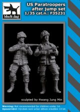 BLACK DOG[F35231]1/35 米軍 落下傘兵 降下後 2体セット （HAUF35229 + F35230）