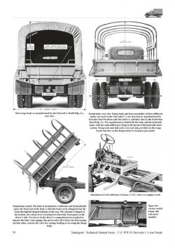 画像4: Tankograd[TG-TM 6038]シボレー 1 1/2 4x4 トラックと派生車 テクニカルマニュアル