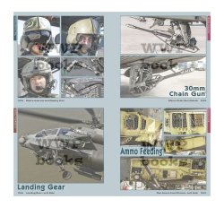 画像4: WWP [B018]AH64 アパッチ ディティール写真集 Part.1