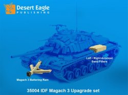 画像2: Desert Eagle[DEP35-004]1/35 マガフ3 バタリングラム＆エアクリーナーセット