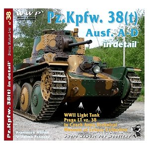 画像1: WWP [R038]WWII独 38(t)戦車A-D型  ディティール写真集 (1)