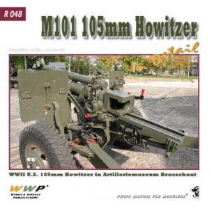 画像1: WWP [R048]WWII米 M101A1 105mm榴弾砲  ディティール写真集 (1)