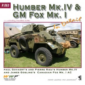 画像1: WWP [R063]WWII英 ハンバーMk.IV/GM フォックスMk.I 装甲車  ディティール写真集 (1)