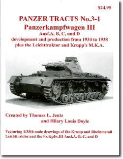 画像1: [PANZER_TRACTS_3-1]III号戦車A,B,C,D型,リヒトトラクター,クルップM.K.A.