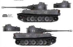 画像2: ボーダーモデル[TK7204]1/72 ティーガーI 極初期型（第502重戦車大隊 111号車）