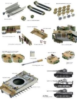 画像2: ボーダーモデル[TK7205]1/72 ティーガーI 極初期生産型（第502重戦車大隊100号車）