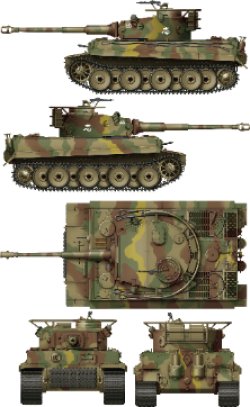 画像2: ボーダーモデル[BT023]1/35 日本陸軍 タイガーI　重戦車