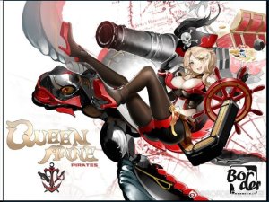 画像1: ボーダーモデル[BA003] ノンスケール 海賊 キャプテン クイーン・アン (1)
