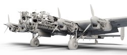 画像9: ボーダーモデル[BF010] 初回特典付 1/32 アブロ ランカスター B.MKI/III フルインテリア