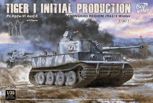 画像1: ボーダーモデル[BT014] 1/35 ドイツ タイガーI  極初期生産型  第502重戦車大隊　レニングラード 1942/3 冬（3in1） (1)