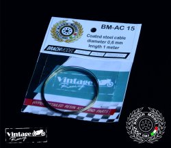 画像1: Brach Model[BM-AC 15]コーティング済スチールワイヤー(外径0.6mm/長さ1m)