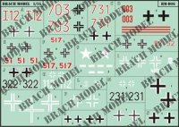 BrachModel[BM-D06]1/35　ドイツに捕獲されたフランス軍車両デカールセット