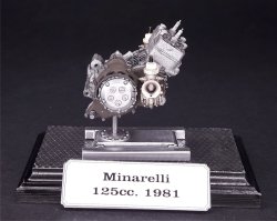 画像2: BrachModel[BM-EN03]1/12 ミナレリ 125cc 1981 エンジンセット