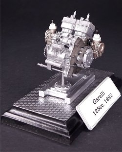 画像10: BrachModel[BM-EN04]1/12 ガレリ 125cc 1982 エンジンセット