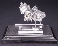 画像7: BrachModel[BM-EN05]1/12 ガレリ 125cc 1984/5 エンジンセット