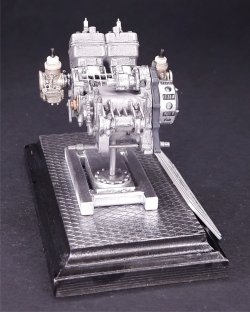 画像9: BrachModel[BM-EN05]1/12 ガレリ 125cc 1984/5 エンジンセット