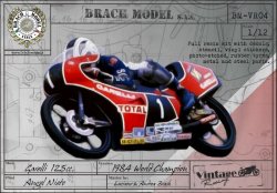 画像1: BrachModel[BM-VR04]1/12 ガレリ 125cc '84 ライダー:アンヘル・ニエト