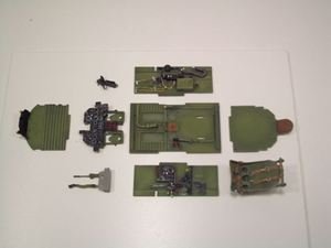 画像1: BrachModel[BM-W05]1/32P47D　サンダーボルト　バブルトップインテリアセット（ハセガワ用） (1)