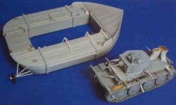 画像3: BrachModel[BM 04]Pzkpfw 38(t) Amphibius  Conversion set for MAQUETTE Kit adaptable to the ITALERI Kit