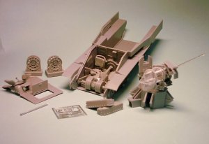 画像1: BrachModel[BM-022]GEPARD Flakpanzer 38(t)Update set for Alan kit (1)