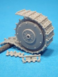 BrachModel[BM-055]P40用可動履帯&起動輪セット(イタレリ/タミヤ用)