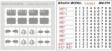 BrachModel[BM-079]イタリア軍 戦車、車両、バイク用ライセンスプレート、バッジセット(エッチング+デカール)